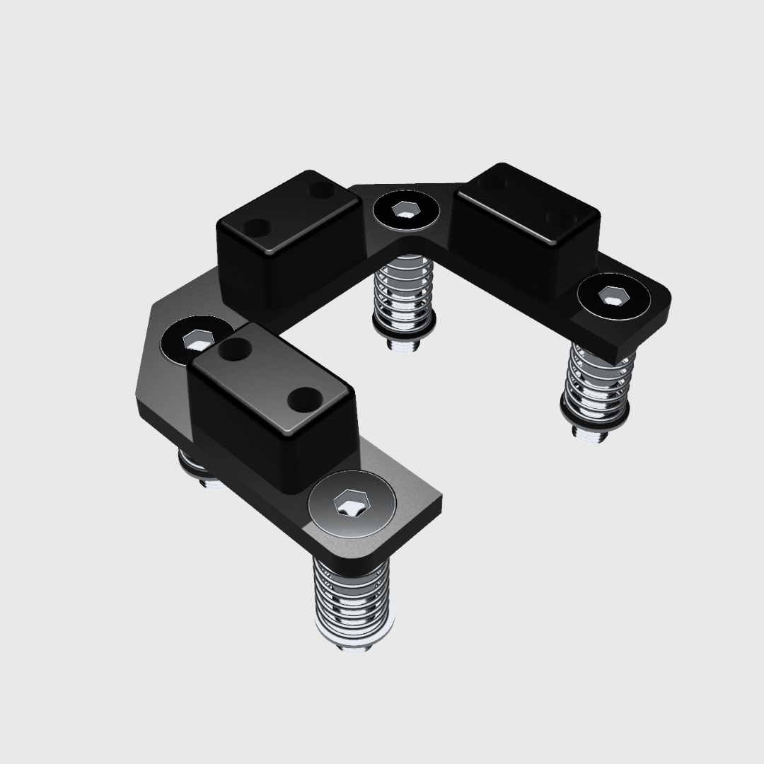 Bulletproof Trolley Perch & Shock Absorber Conversion 3x3 (SINGLE)