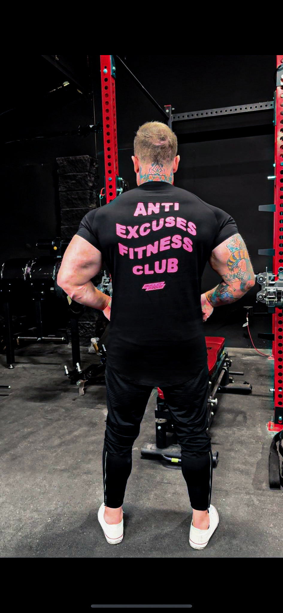 T-SHIRT - Anti Excuses Fitness Club