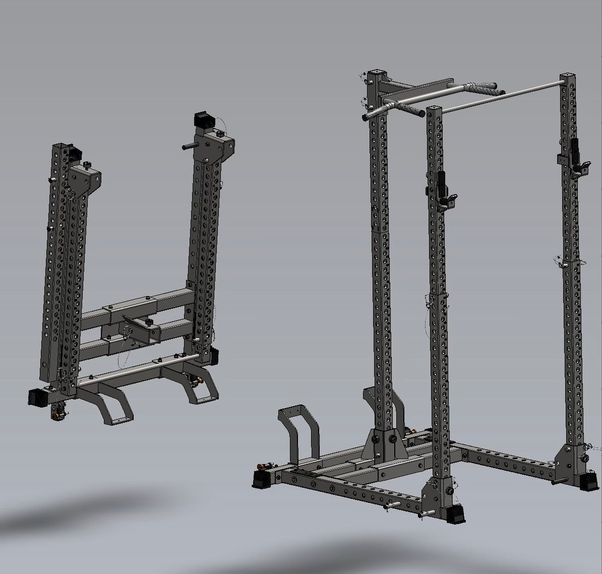 Tri-Post Rack