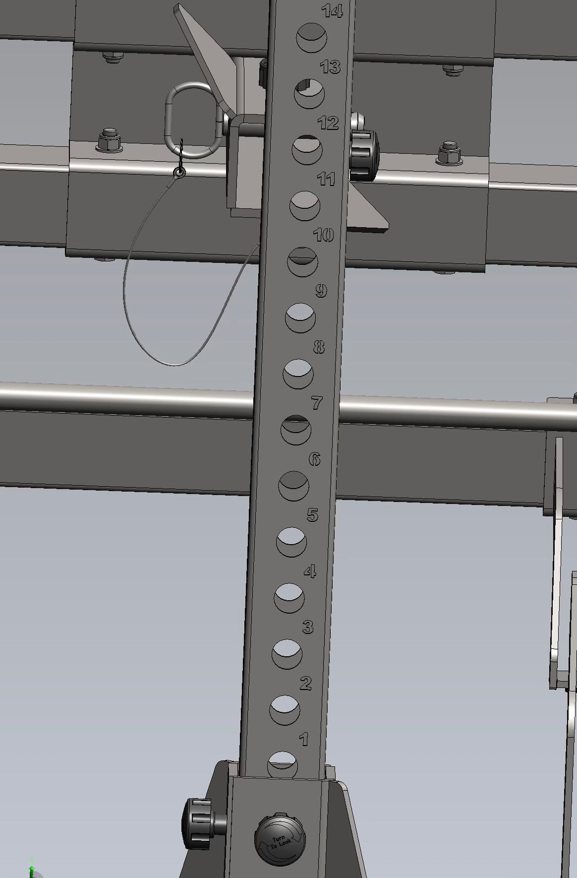 Tri-Post Rack