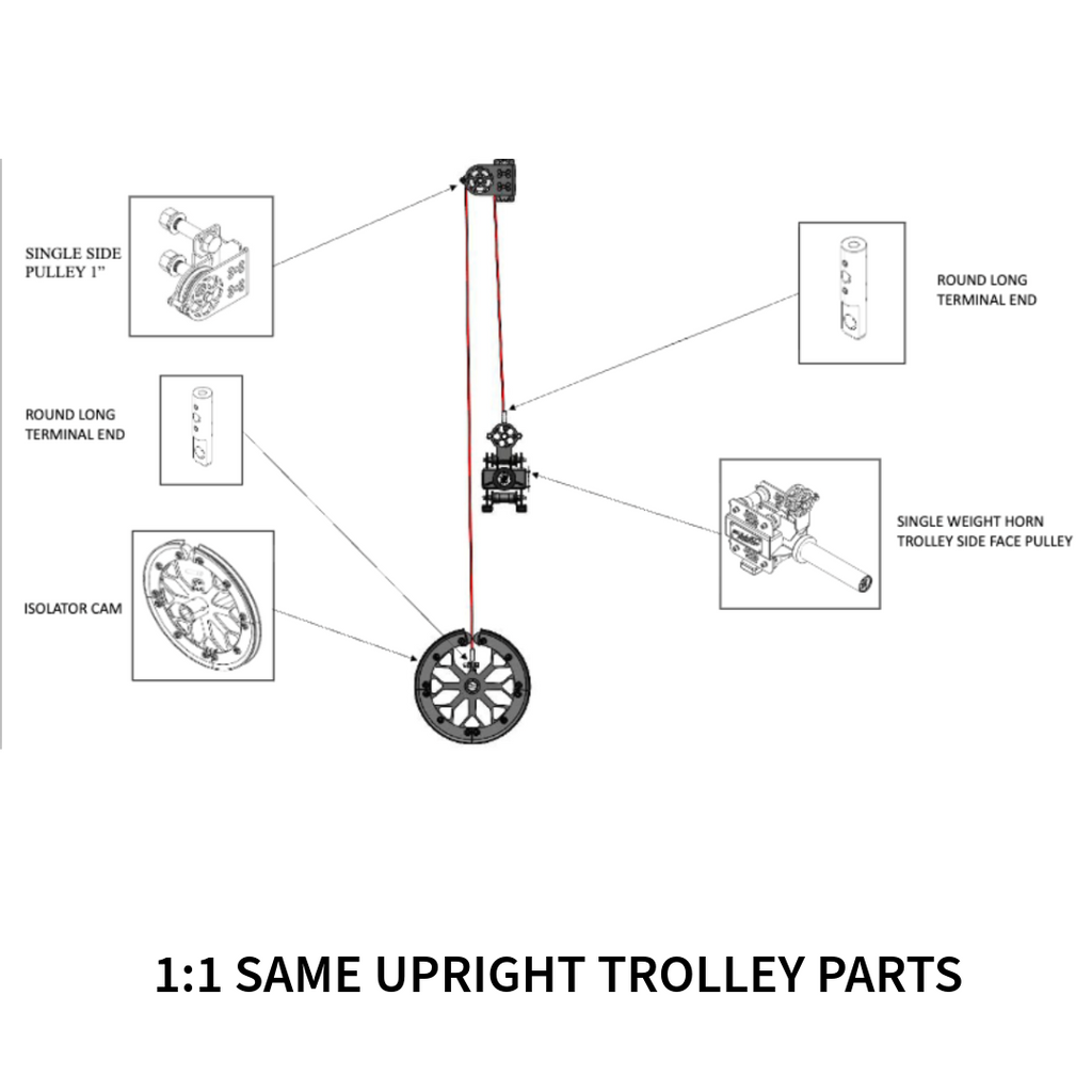 1:1 RATIO SAME UPRIGHT