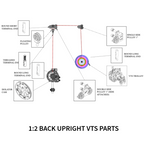 1:2 RATIO BACK UPRIGHT