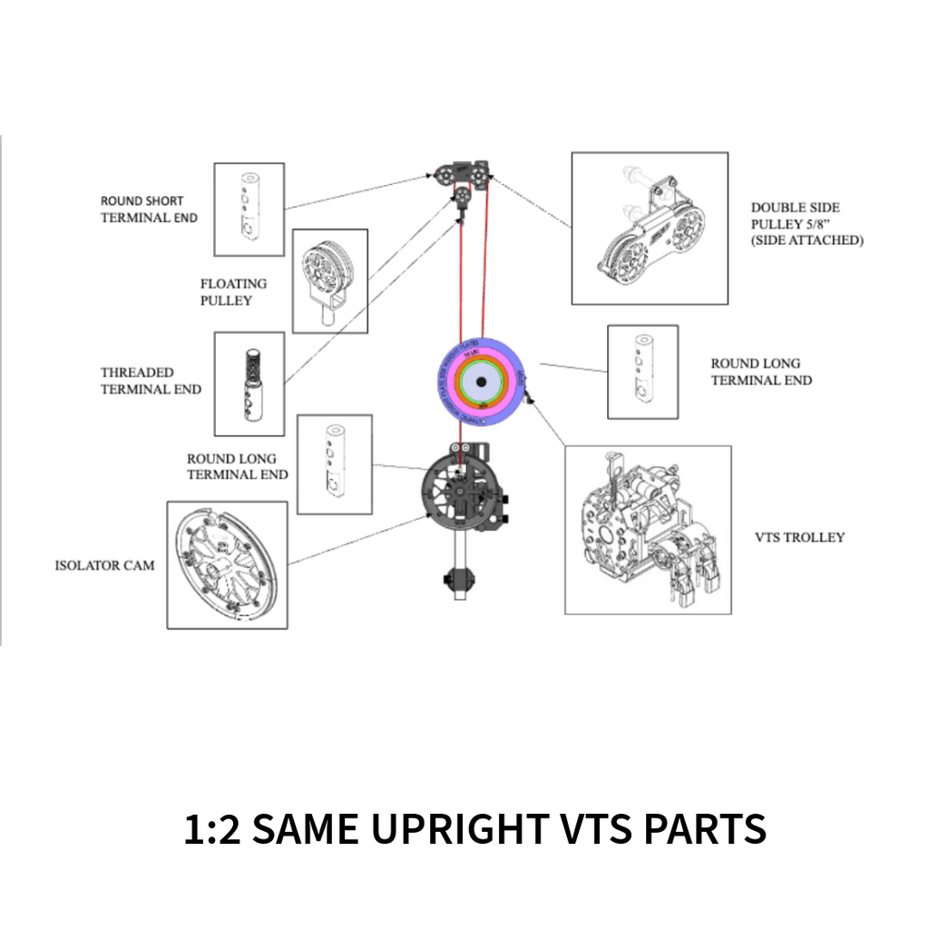 1:2 RATIO SAME UPRIGHT