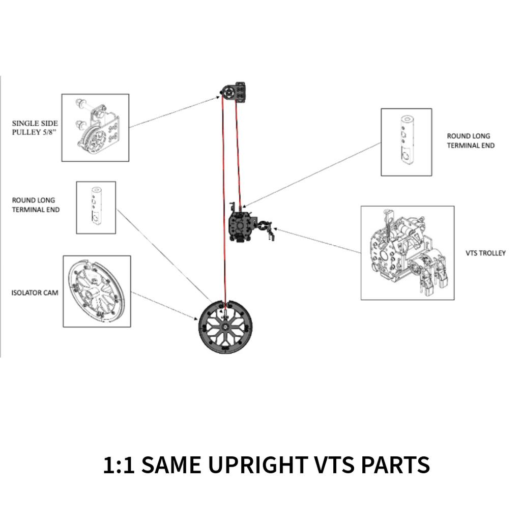 1:1 RATIO SAME UPRIGHT