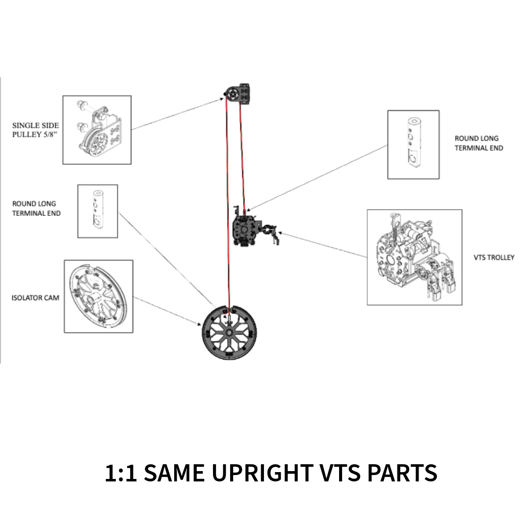1:1 RATIO SAME UPRIGHT