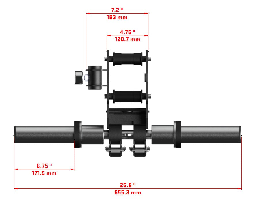 High/Low Functional Trainer Pulley System Rack Attachment/Single Side