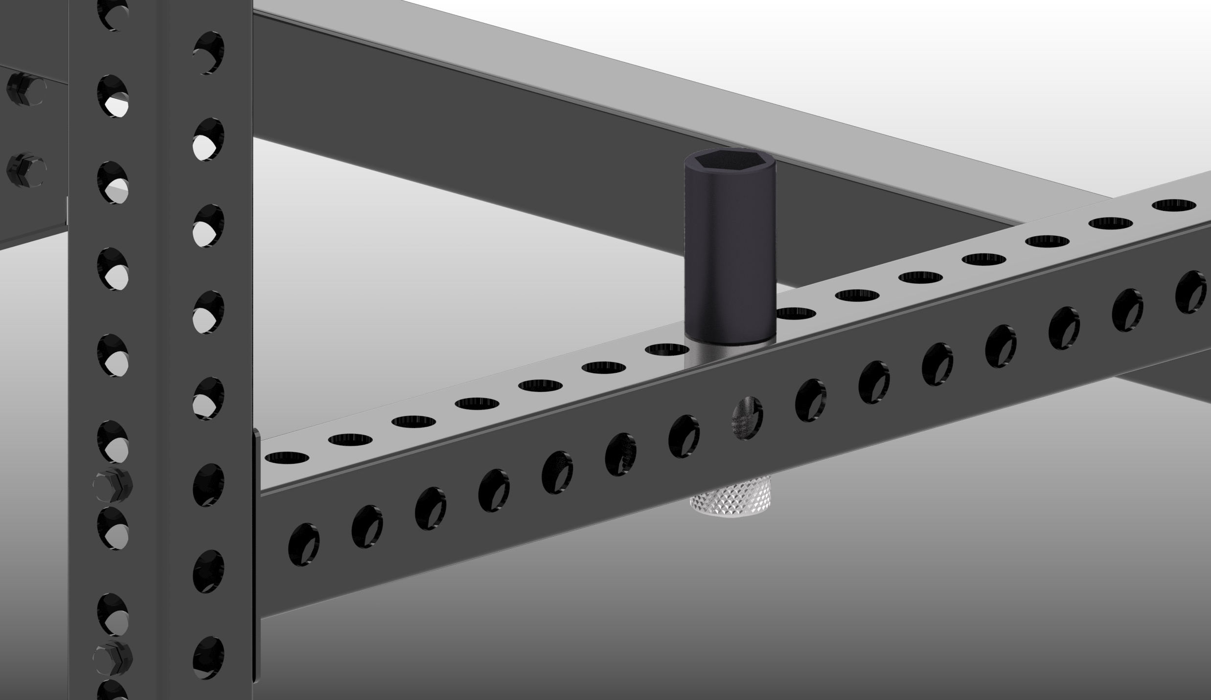 Rack Mounted Single Hex Port Storage
