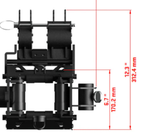 VTS Rack Attachment (PAIR) dimensions