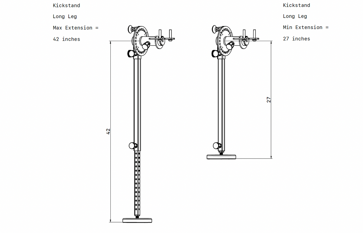 ISOLATOR Kickstand Support Leg