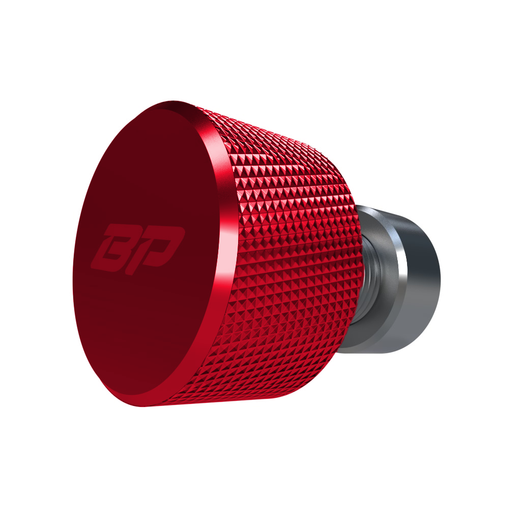 Knurled Anodized Aluminum Pop Pin