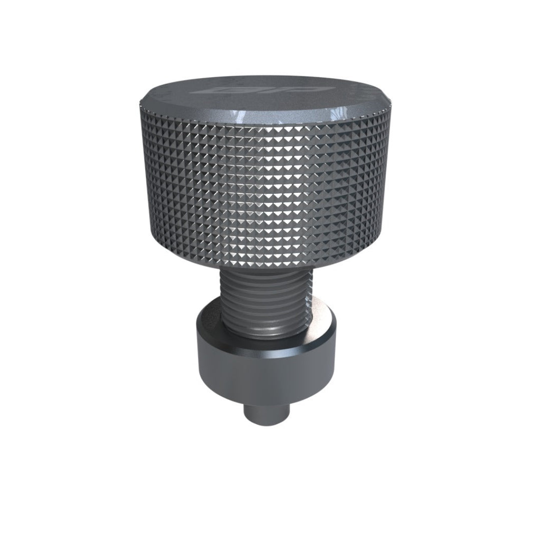 Knurled Anodized Aluminum Pop Pin