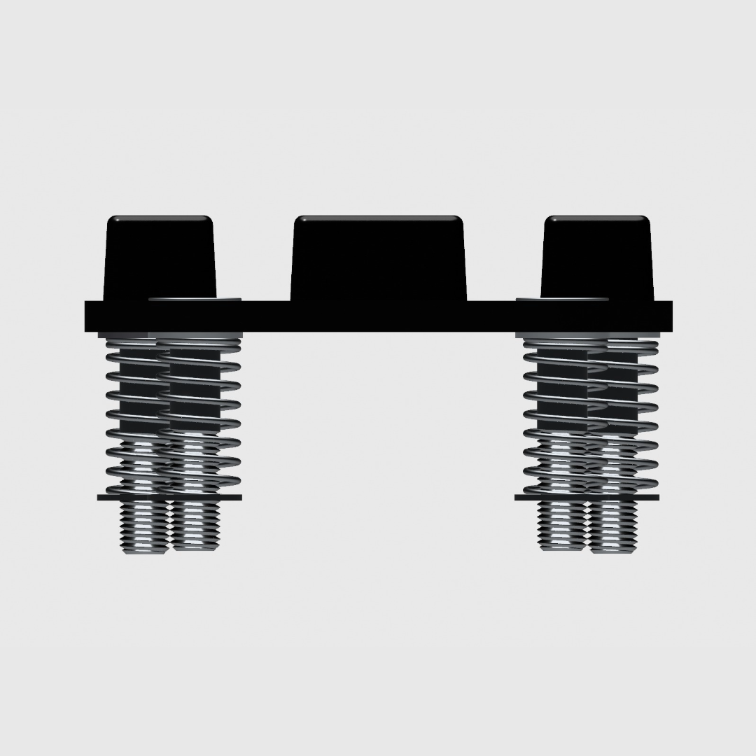 Bulletproof Trolley Perch & Optional Shock Absorber Conversion 3x3 (SINGLE)